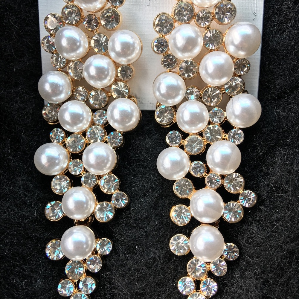 Christian Siriano Pearl color Crystal Bridal Party